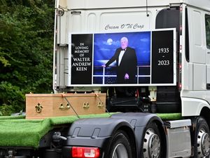 Supporting image for story: Convoy of lorries pays homage to much-loved Telford business owner