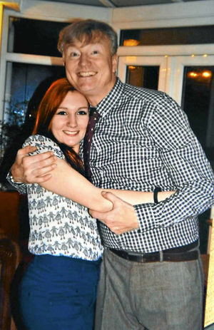 Best mates  Georgia with dad Stephen in a recent photo