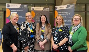 The widening participation team at Sandwell and West Birmingham NHS Trust, who organised the event