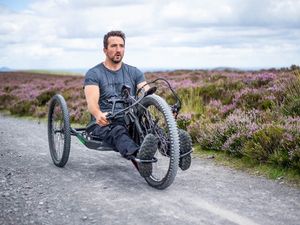 Supporting image for story: Paralysed Shrewsbury man forced to delay '777' marathon challenge until January