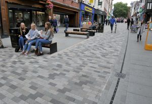 The completion of the Pride Hill refurbishment work 