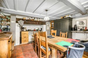 A kitchen with a pantry and walk-in shower room, picture via: Nock Deighton and Rightmove