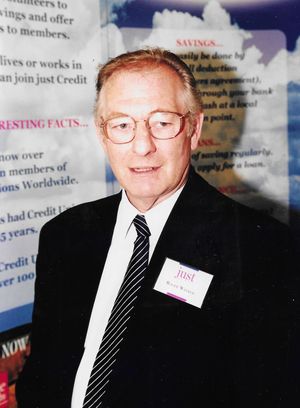 Caption: Roger Walker in whose memory the £500 grant to help young people to continue in further education was launched by Just Credit Union.