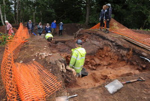 The archaeological dig