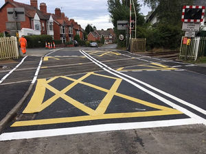 Supporting image for story: Whittington level crossing reopens after resurfacing work