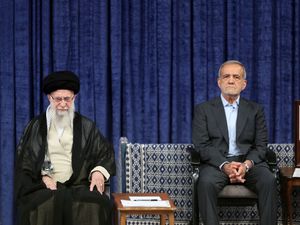 Supporting image for story: Reformist takes over as Iran’s president after Supreme Leader offers endorsement