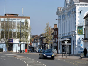 Supporting image for story: Help needed to take down Newport's hanging baskets after storm damage