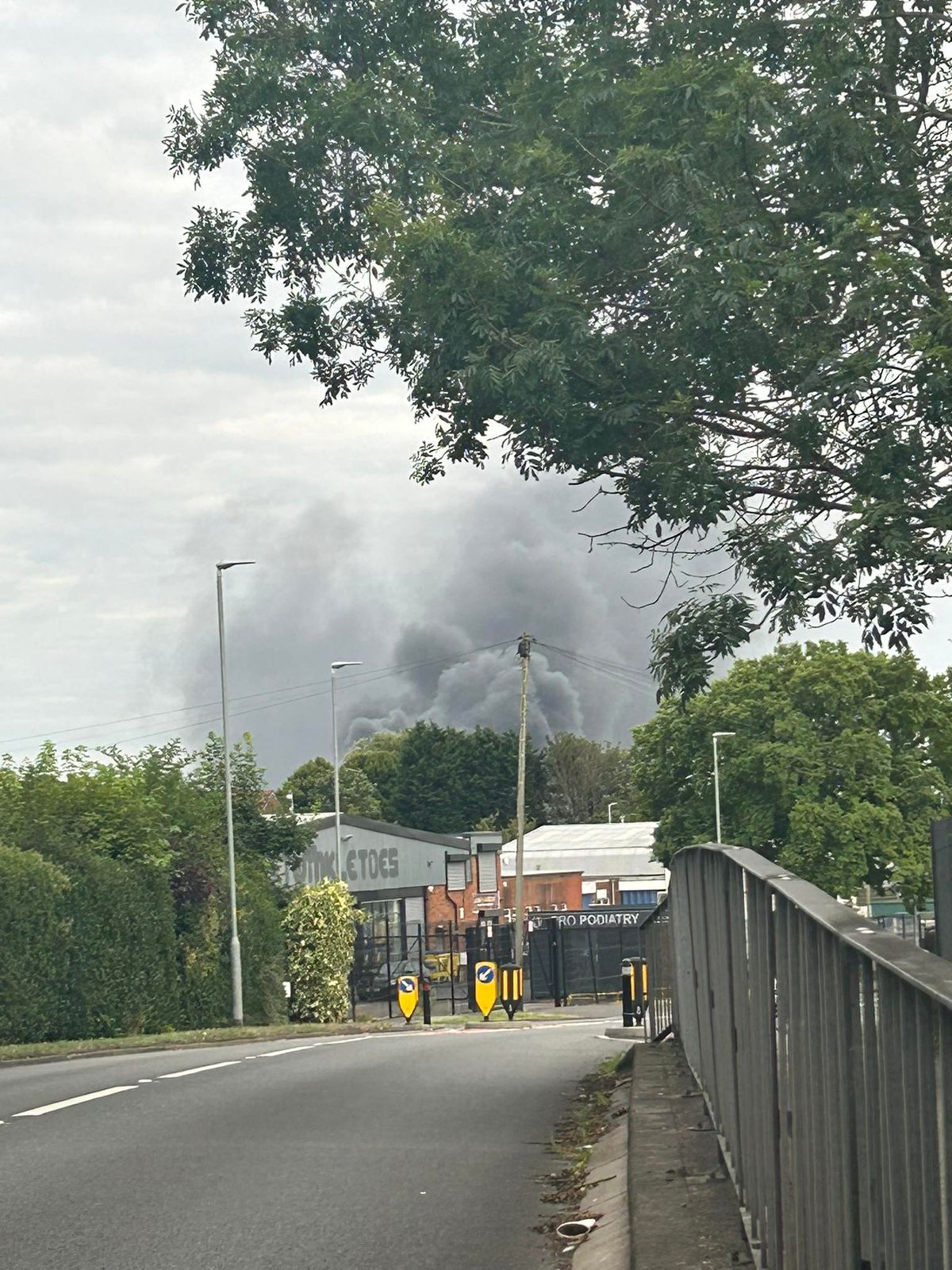 Scrapyard fire in Willenhall sees large plumes of smoke and multiple fire engines called to scene