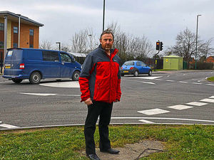Supporting image for story: Call for road layout rethink as Shrewsbury crash site island branded unsafe