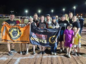 Supporting image for story: Wolves represented at an emotional final night of speedway in the region as Brummies bow out after stadium sold for housing