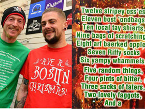 Supporting image for story: Bostin' T-shirts celebrate 12 days of Black Country Christmas
