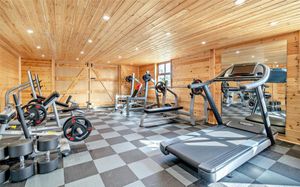 The house features a gym, picture: Rightmove and Savills
