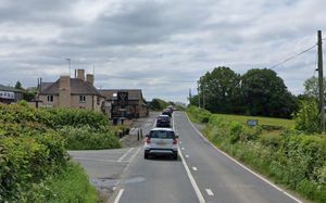 The B4364 at Wheathill, near Cleobury North. Photo: Google