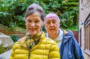 Residents of Snowshill Pauline and Terry Rolls.