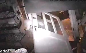 CCTV of the raid at A&B Fruits