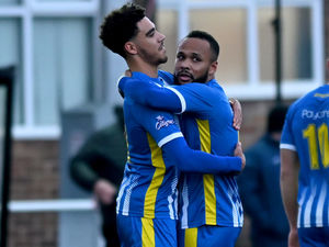 Supporting image for story: Darlaston Town leave it late to keep pace