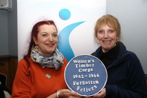 Photograph (left to right): Michelle Daws, Sue Zurawiel, President of The Stafford Soroptimist Club.