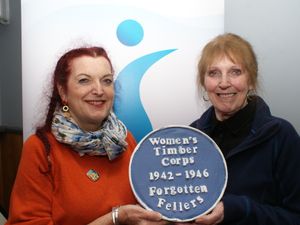 Supporting image for story: Rosie’s Plaque commemorates women who worked on Cannock Chase