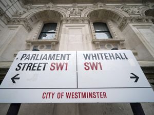 Sign at Westminster