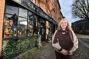 Owner Alison outside The Enchanted Labyrinth