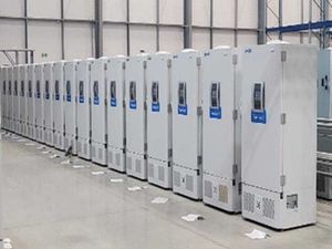 Supporting image for story: First pictures released of specialist Covid-19 vaccine freezers in the UK
