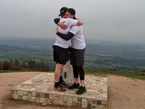 Supporting image for story: Bereaved dad and friend climb The Wrekin 20 times in a day for charity 