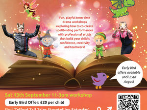 Supporting image for story: Autumn workshops: Drama, storytelling, music, puppetry and fun - book now!