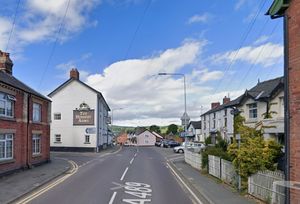 The A489 going through the village of Kerry. Photo: Google