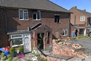 Two people, a woman and a teenager, were both taken to hosptial following the incident