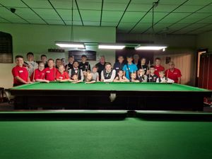 Supporting image for story: Junior snooker players complete in tournament for charity