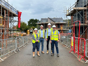 Supporting image for story: Affordable home development on Telford garage site restarts after contractor goes bust