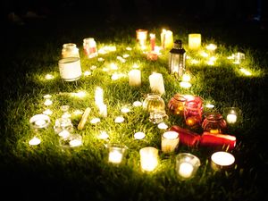 Supporting image for story: Candlelit vigil held in honour of MP Sir David Amess