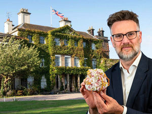 Charles Hanson at Bishton Hall in Staffordshire