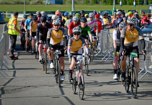 Round the Wrekin Sportive at Dudley and Kingswinford Rugby Club.