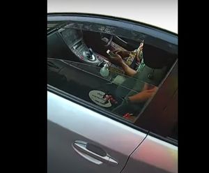 One taxi driver in Dudley was caught on their phone. Photo: West Midlands Police