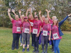 Lawley Women's Walking Group took part in the 2024 fun run
