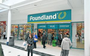 The Poundland store in the Wulfrun Centre