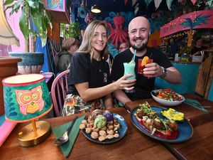 Supporting image for story: 'We started a vegan, gluten-free and nut-free takeaway from our home in Shrewsbury during lockdown - and now run our own restaurant'