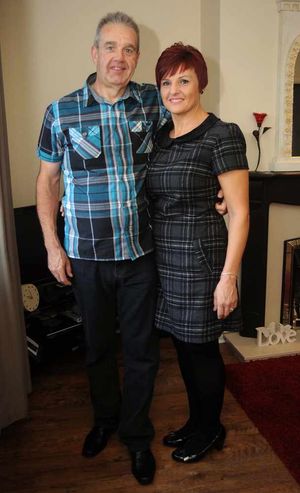 Rob Poulton and fiancee Kerry Cadman from Rowley Regis have lost 181lbs between them