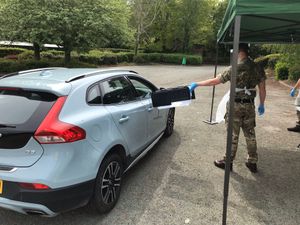 Supporting image for story: Army-operated coronavirus test centre opens
