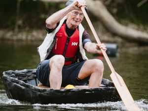 Supporting image for story: Quirky coracles to return to the River Severn for annual Ironbridge regatta