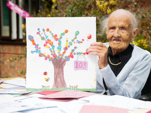 Supporting image for story: Oswestry woman celebrates 103rd birthday with more than 300 cards from well-wishers