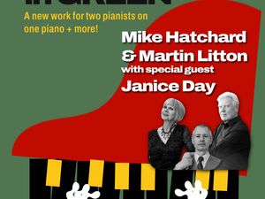 Supporting image for story: Rhapsody in Green brings piano brilliance, wit and vintage character comedy to Hay-on-Wye