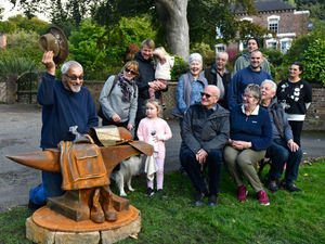 Supporting image for story: Sculpture takes pride of place on historic spot after closure of Coalbrookdale Foundry