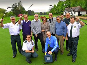 Supporting image for story: Thanks fore everything! Golfers honoured for saving life of Kevin Threlfall