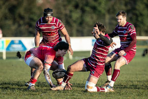 Newport 2nds Vs Whitchurch 1st. Picture: Michael Wincott Photography