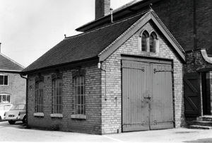 Where it started - Joseph Bamford's lock-up garage in Uttoxeter