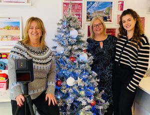 Samuel Wood sales negotiators Cheryl Walton, Sue Dean and Charlotte Hunting.