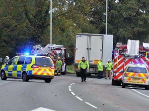 Supporting image for story: Two killed in Shropshire crash as car and lorry collide