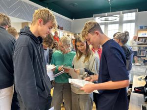 Supporting image for story: Oswestry School students celebrate excellent GCSE results